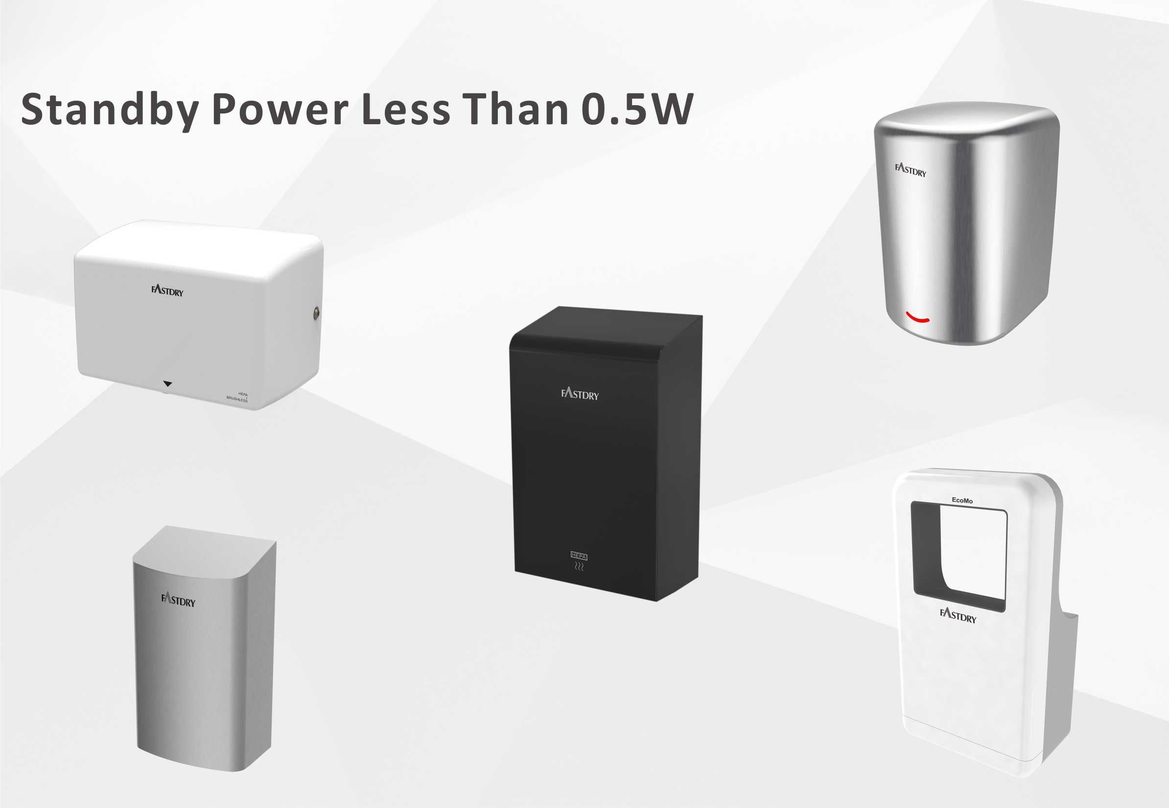 Hand Dryer with Standby Power Less Than 0.5W