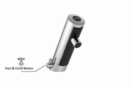 Deck Mounted Faucet with Hot/Cold Water Supply - AF381 Auto Deck-Mounted Faucet