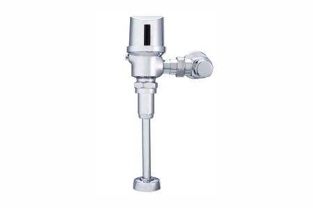 Válvula de descarga de urinol auto exposta - latão cromado - Lavador de mictório com exposição automática UF526DE