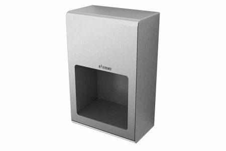 Sèche-mains compact en acier inoxydable Cabinet - Sèche-mains compact EcoFast(SM) 1000W en acier inoxydable avec bac de vidange
