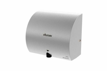 Brushless Satin Stainless Steel Arch Shaped Hand Dryer - EcoFast09-BL Brushless Satin Stainless Steel Hand Dryer