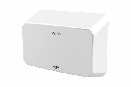 White ADA Slim Hand Dryer - EcoSlender01 ADA compliant 1000W White Slim Hand Dryer