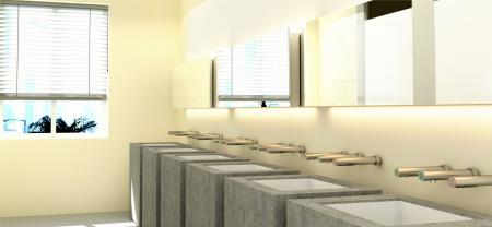 Stazione di lavaggio delle mani automatica - asciugamani elettrici EcoTap, dispenser di sapone e rubinetto - Asciugamani elettrici EcoTap, dispenser automatico di sapone e rubinetto automatico
