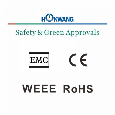 Certyfikaty automatycznych dozowników mydła Hokwang