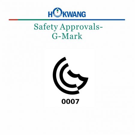 Hokwang Hand Dryer G Mark Certificate