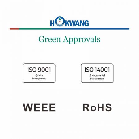 Zelený certifikát sušiča rúk Hokwang