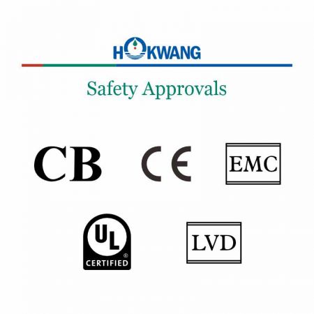 Approvazione per la sicurezza dell'asciugamani elettrico Hokwang