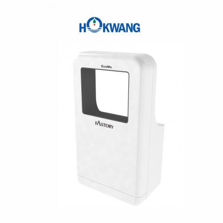 White Wheelchair Friendly Square-Shaped Jet Hand Dryer