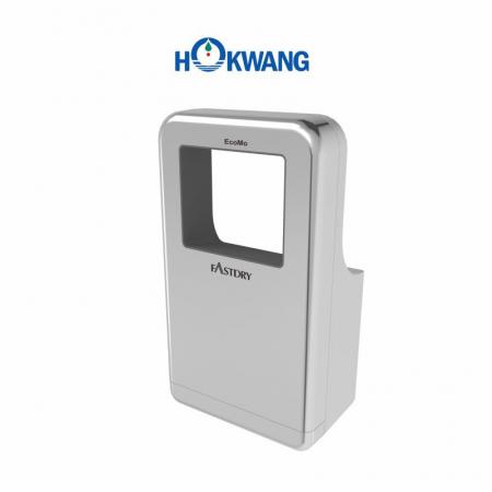 Silver Wheelchair Friendly Square-Shaped Jet Hand Dryer