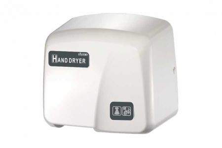 White ABS Plastic 1800W Auto Hand Dryer - 1800PA White ABS Plastic 1800W Auto Hand Dryer