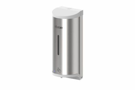 Auto Stainless Steel Bulk Multi-Function Soap/Sanitizer Dispenser with Plastic Ends