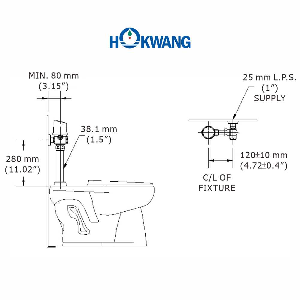 Auto Closet Flush Valve Manufacturing and Supply Hokwang