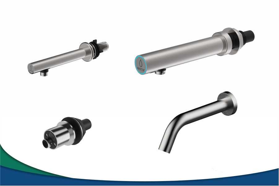 Auto Wall Mounted Faucet Wall Mounted Electronic FaucetStainless