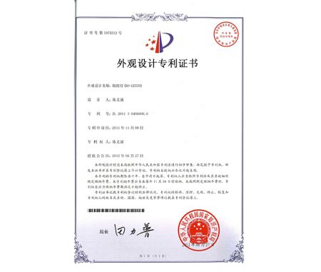 Patente de China BO-LED70
