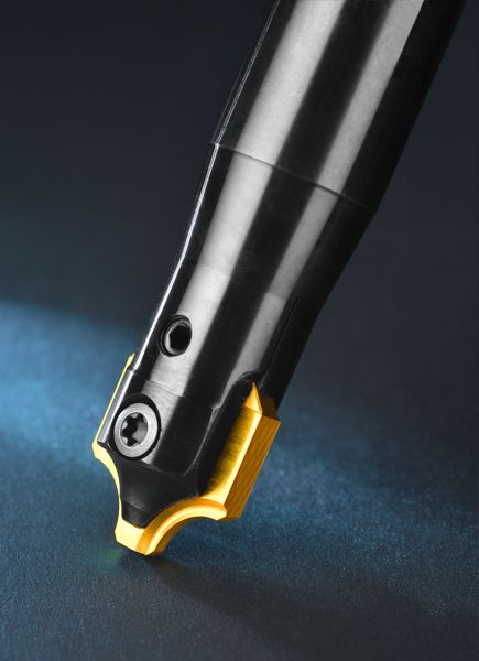 <外R刀>利用益壯390定位系統，建立外R刀片R1 - R10齊全的標準刀片項目，客戶不需每次客製R角銑刀。