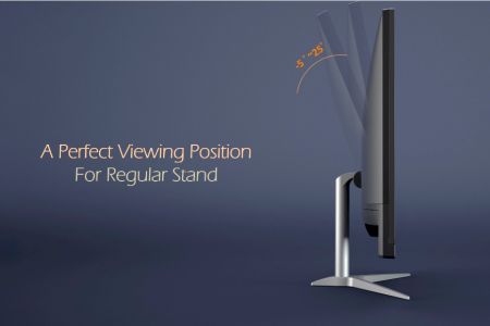 AIO desktop with Tilt and Reliable Stand
