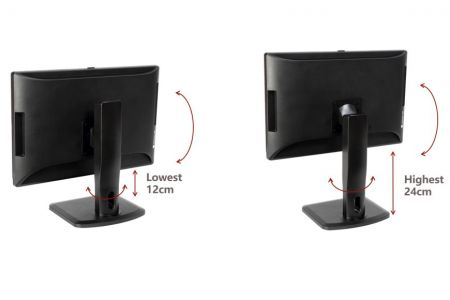 23.8" AIO desktop with touch monitor, HAS, VESA mount, and Auto-focus camera