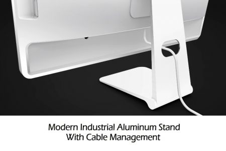 19.5" Basit ve temiz kablo yönetimi ile fanless tasarıma sahip All-in-One Masaüstü