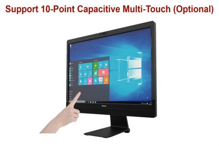 23.8" All-In-One Desktop supports medical, KIOSK, Bank, Factory IPC and POS.