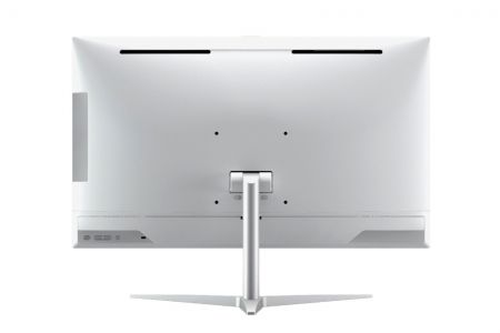 White 23.8" All-In-One Desktop supports medical, hospital or airport tenders