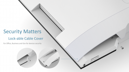 lockable cable cover for security and bank, confidential