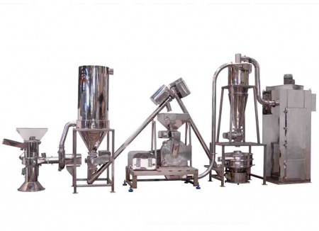 Herbs, Chitin Crushing, Grinding Sieving System - Herbs, Chitin Crushing, Grinding Sieving System