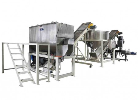 Hệ thống đóng gói trộn bột nước trái cây - Hệ thống đóng gói trộn bột nước trái cây