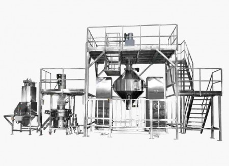 Vacuum Suction-Sieving-Mixing System