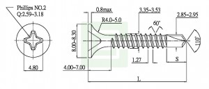 Drywall Screw Drilling point