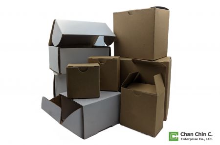 Small blanked or printed boxes