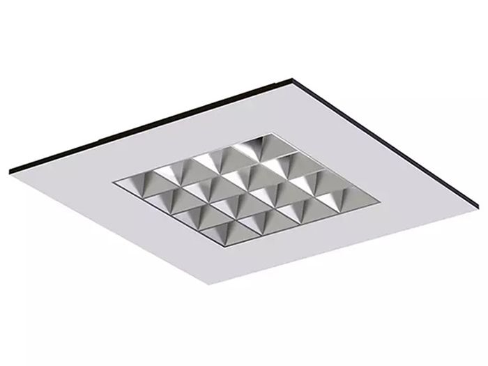 Low Glare Led Louver Ceiling Lighting, Parabolic Light Fixture 2 X