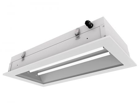 Advanced Class 100 LED Cleanroom Ceiling Lighting - Class 100 LED cleanroom lighting featuring high heat dissipation and easy to clean.