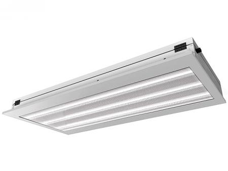 Standard LED Dustproof Ceiling Lighting for Clean-Room Use - Class 10,000, high luminous efficacy (133 lm/w) recessed LED dust-proof lighting.