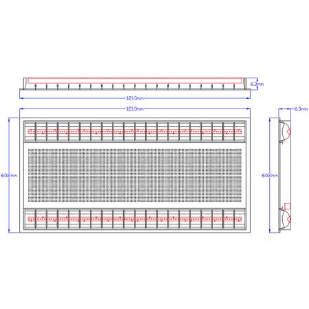 HE228-T3001 Product Dimensions.