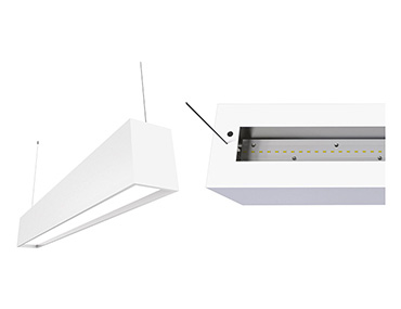 Iluminación lineal LED - Iluminación de tira lineal LED minimalista de alto rendimiento.
