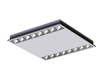 Éclairage de plafond LED certifié à économie d'énergie et éclairage à persiennes LED pour un éclairage à faible éblouissement.