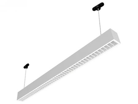 Dimmable High-performance LED Suspended Louver Lighting - Dimmable, energy-efficiency (103.6 lm/w), Commercial LED linear lighting.