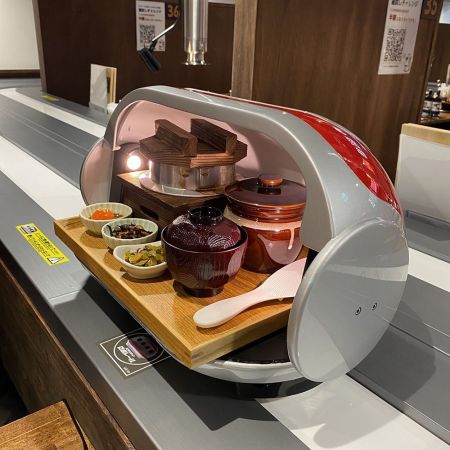 鉄道食品配達ロボット_日本の夜市ローストポーク