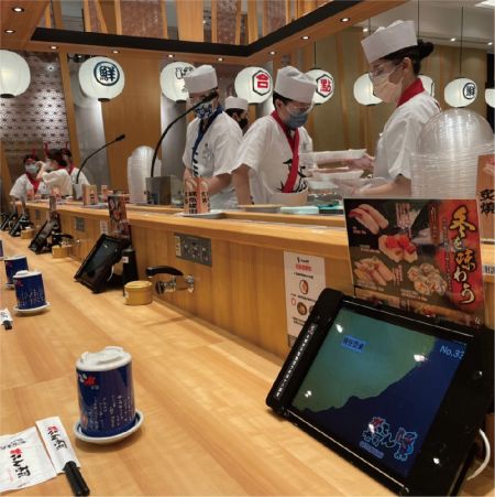 food_delivery_robot-Gatten Sushi