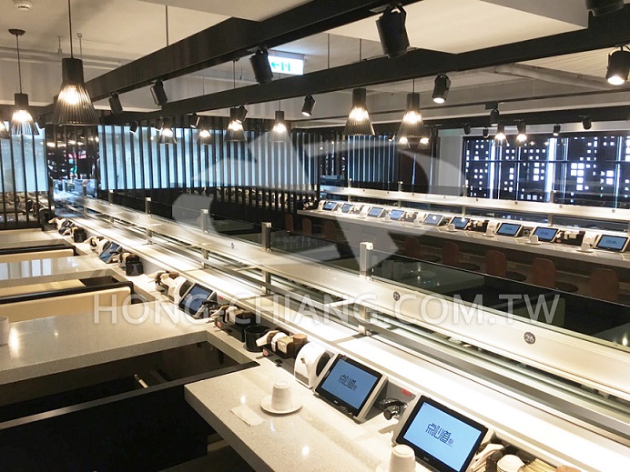 Dim Sum restaurant Solution Project Made in Taiwan Sushi Belt