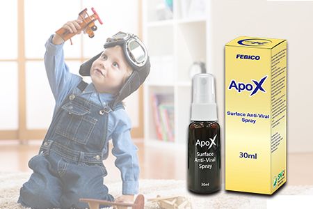 Spray antiviral de superfície ApoX® - Spray Antiviral de Superfície Natural e Spray de Proteção