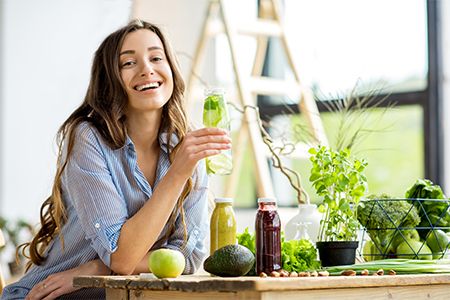 Dieta de superalimento verde ajuda na sua vida diária