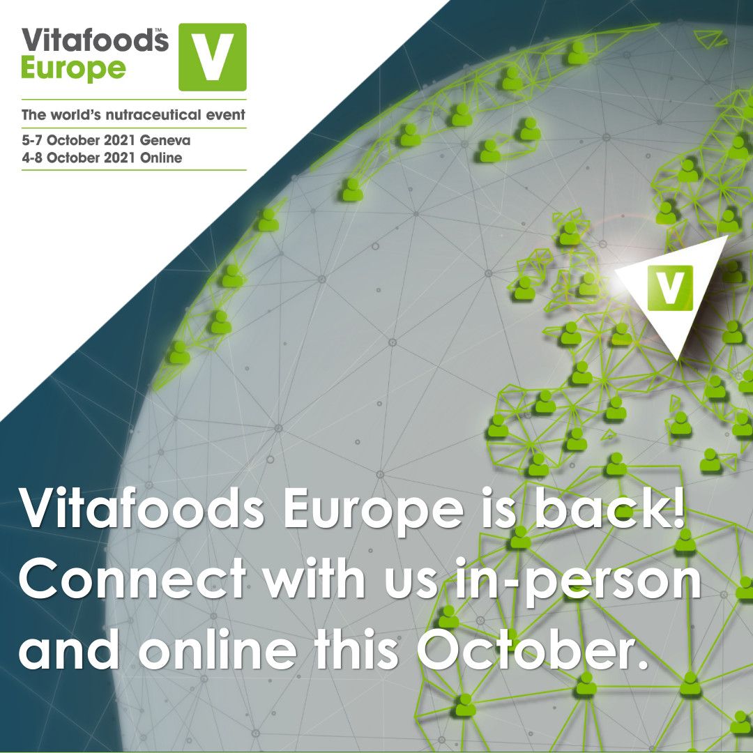 Expo virtuelle Vitafoods Europe 2021