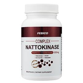 Cápsulas V do Complexo Natto - NattokinaseCápsulas de Suplementos Natto