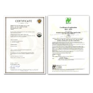 Recebeu Naturland / EU e USDA-NOP Produtor Orgânico Certificado
