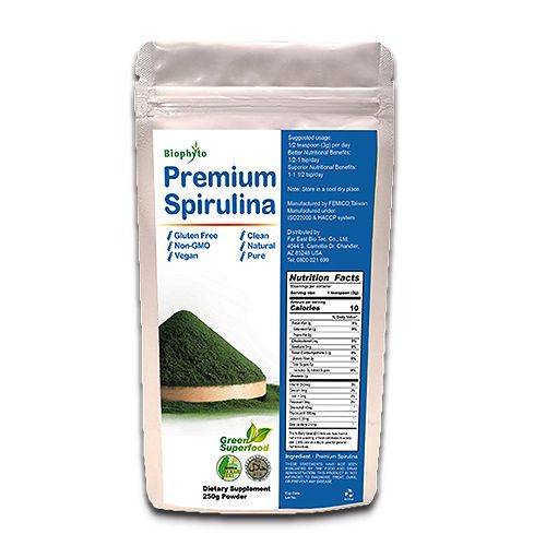 Biophyto® Premium Spirulina Powder - Private Label Green Superfood ...