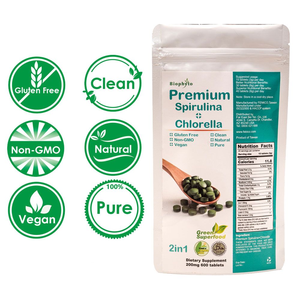Organic Chlorella Nutrition Facts Blog Dandk