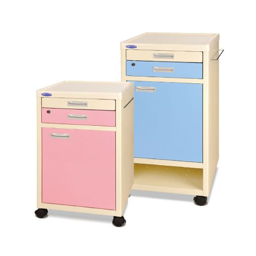 Practical storage equipment for patients in hospital.