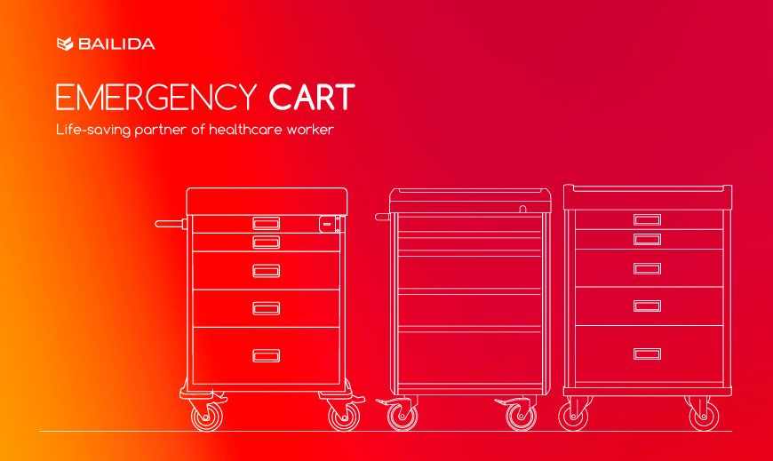 Emergency Cart helps you better organize medical supplies and devices for life-threatening scenarios in hospitals.