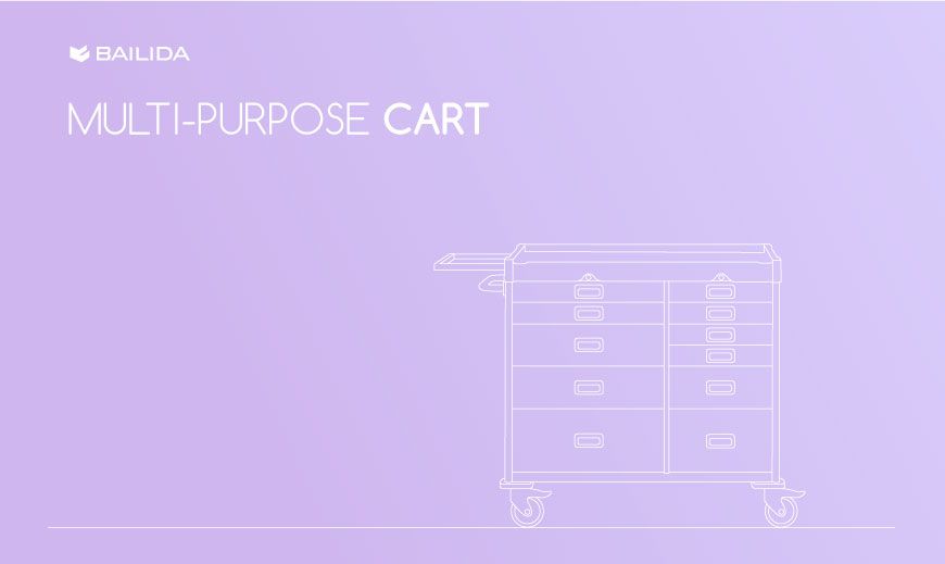 Multi-purpose cart for medical supplies